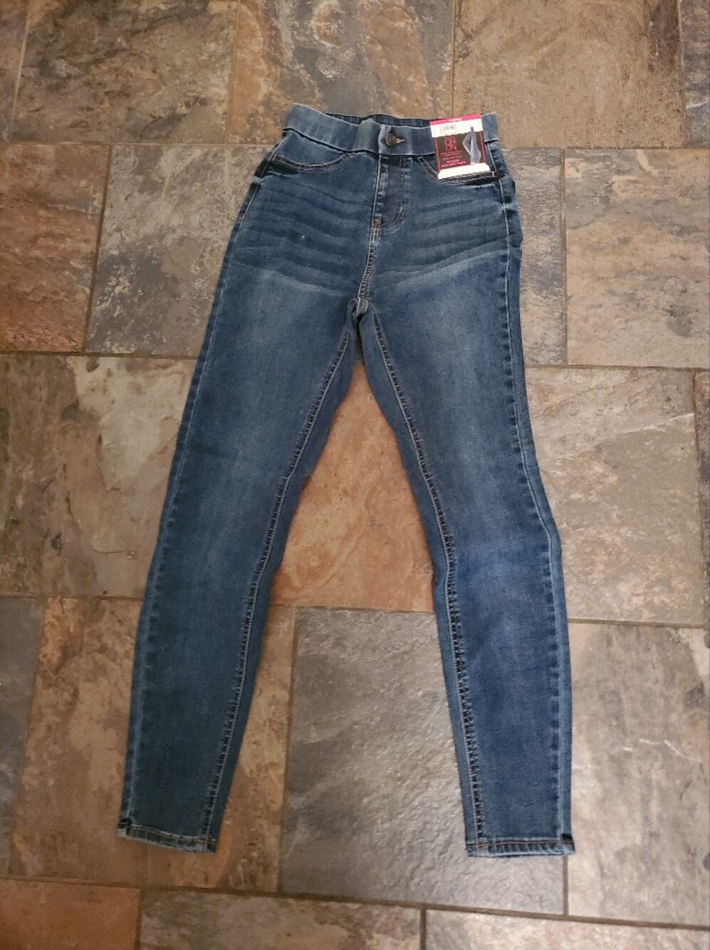 NOBO No Bpundaries Super High Rise  Dark Blue Skinny Jeans Size 1 /XS New